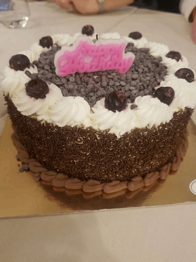 Torta di compleanno al cioccolato della Pasticceria Luisa
